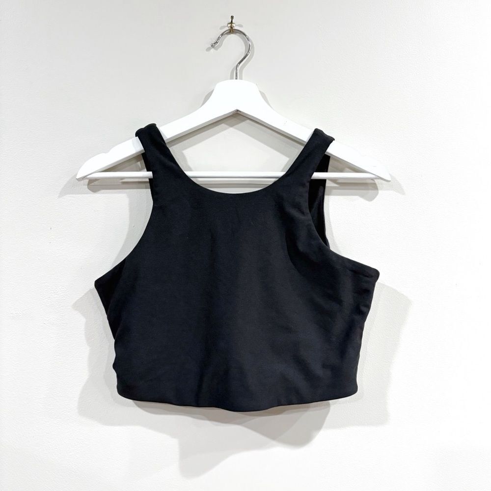 Outdoor Voices Black Crop Top Tank Medium | Activewear Sports Bra Style